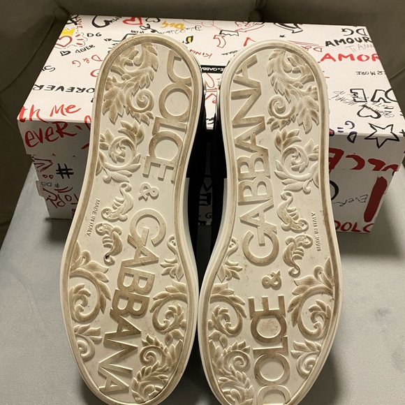 Authentic Dolce and Gabbana Portofino Leather Sneaker Size 41 - Picture 5 of 6